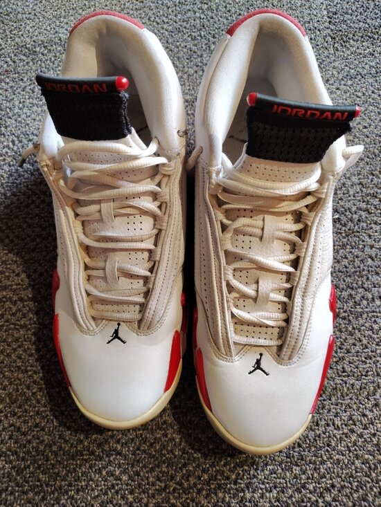 Size 12 - Air Jordan 14 Retro 2012 Candy, Cane Box Not Included main image 4